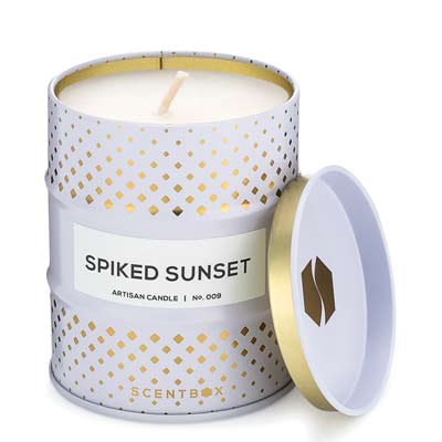 Gold Diamond Candle - Spiked Sunset